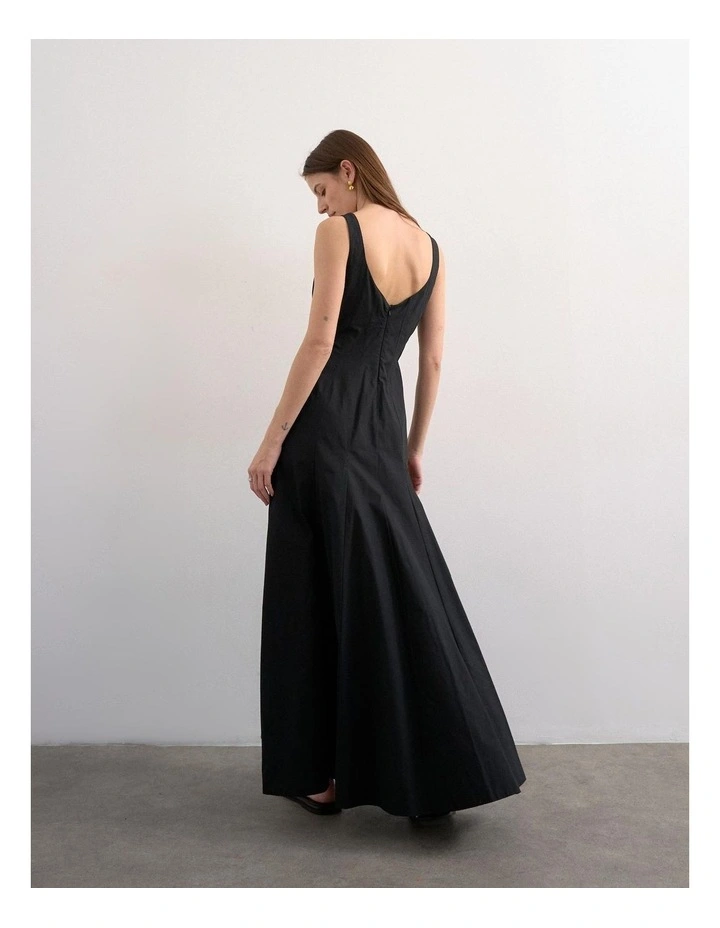 Tseva Maxi Dress in Black image 3