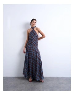 Demi Maxi Dress in Blue