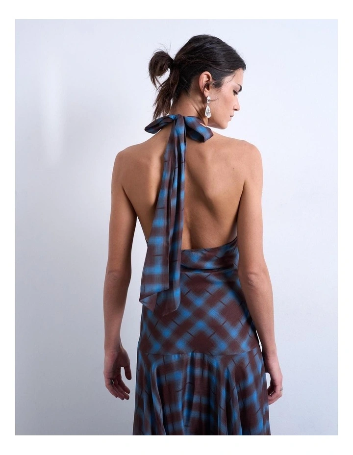 Demi Maxi Dress in Blue image 3