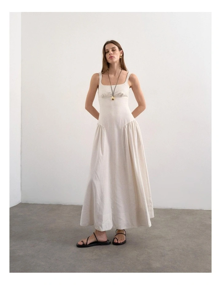 Viola Maxi Dress in Natural image 1