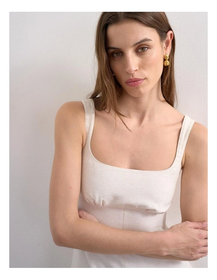 Viola Maxi Dress in Natural image 3