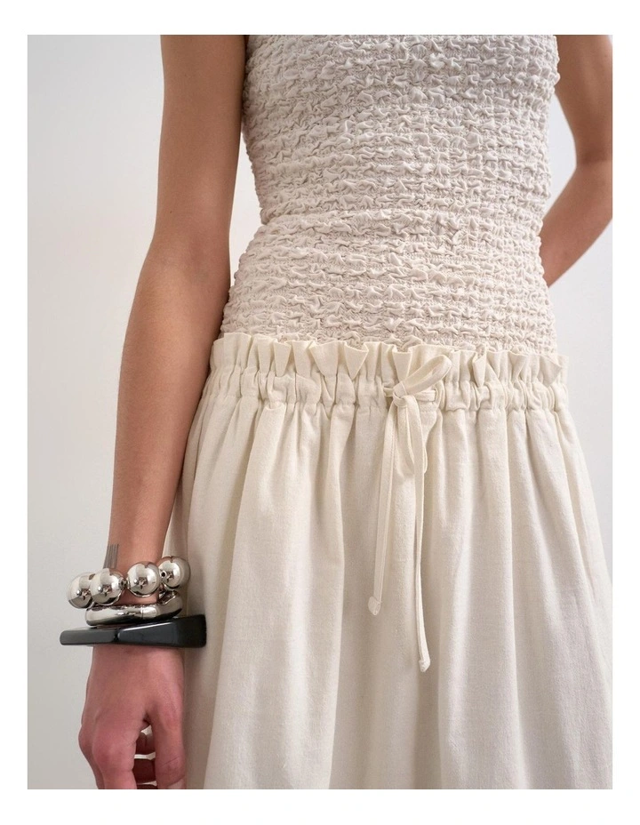 Nanna Maxi Dress in Ivory image 4