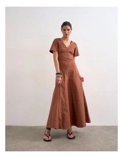 Vera Maxi Dress in Red