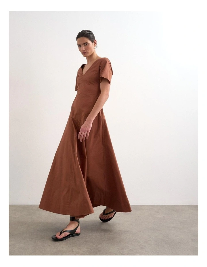 Vera Maxi Dress in Red image 3