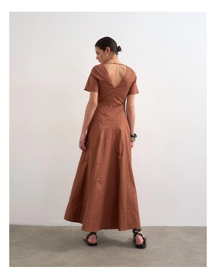 Vera Maxi Dress in Red image 4