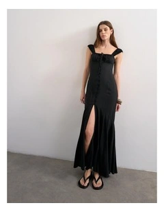 Lilli Sleeveless Maxi Dress in Black