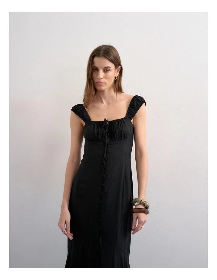 Lilli Sleeveless Maxi Dress in Black image 2
