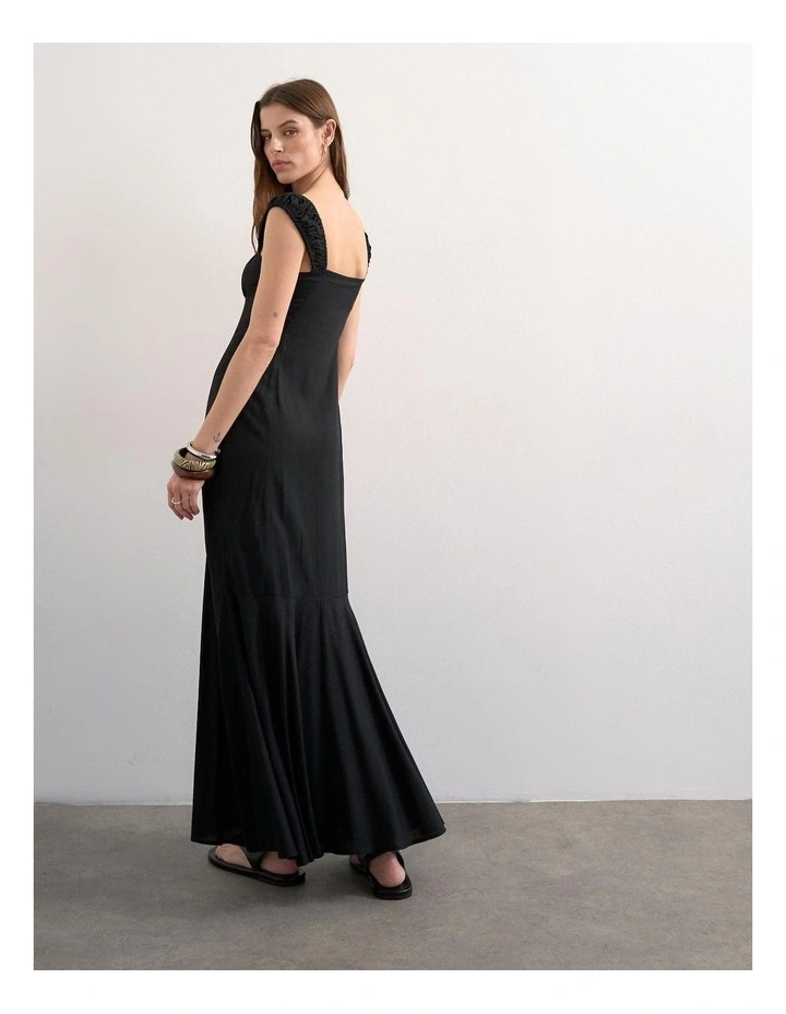 Lilli Sleeveless Maxi Dress in Black image 3