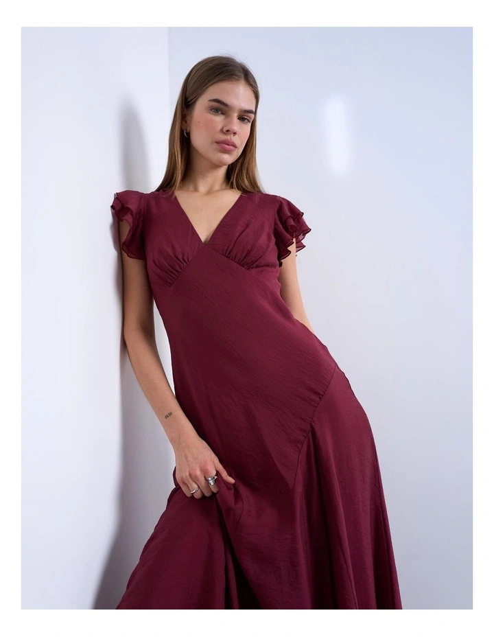 Saga Maxi Dress in Red image 1