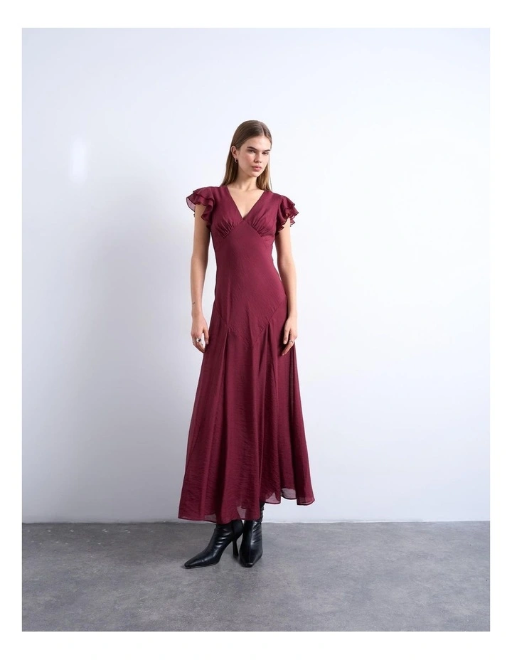 Saga Maxi Dress in Red image 3