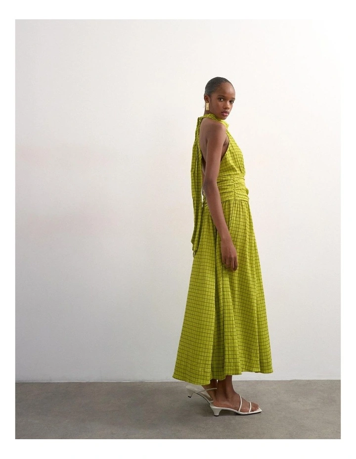 Claudia Midi Dress in Green image 1