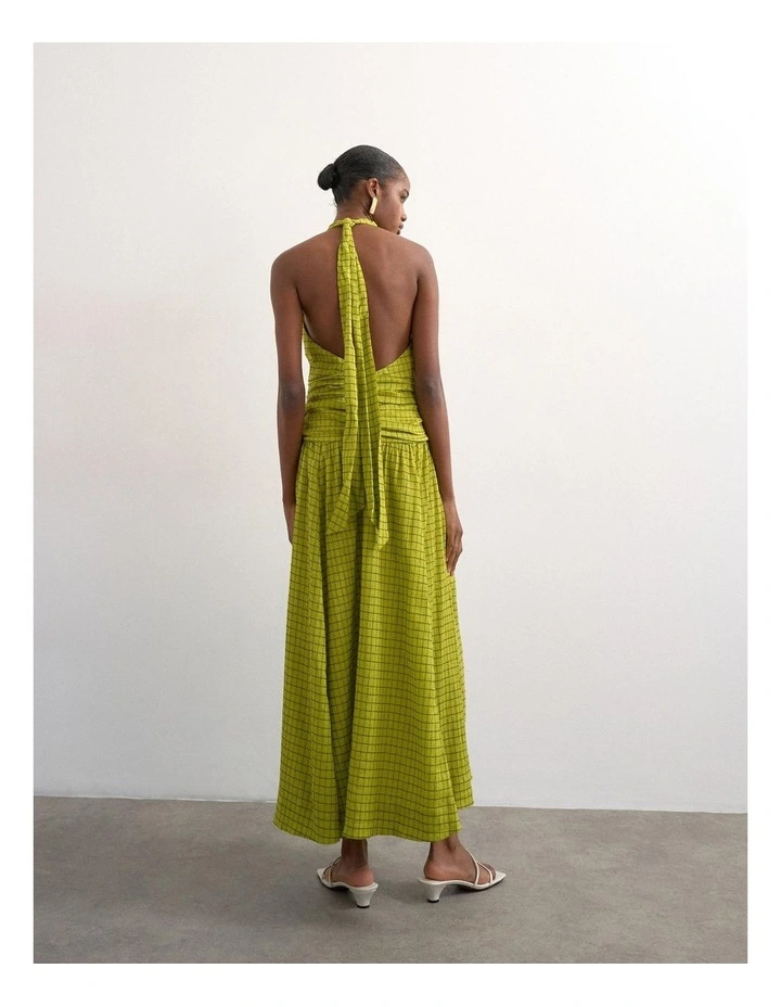 Claudia Midi Dress in Green image 3