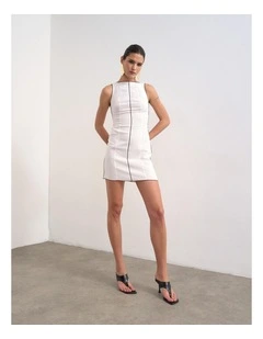 Jana Mini Dress in White