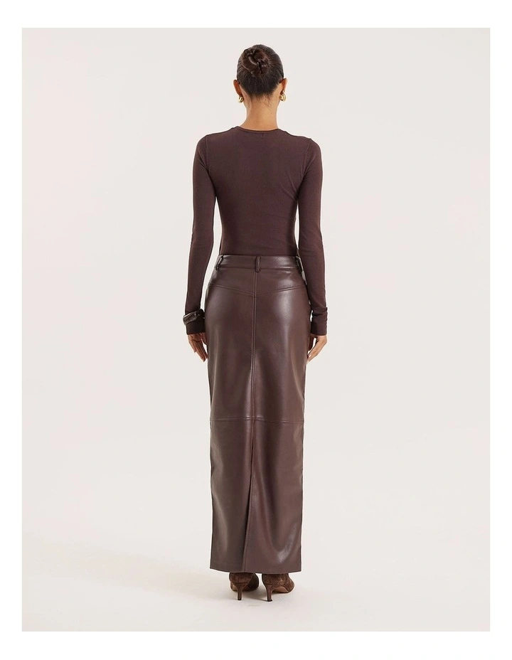 Hennii Top in Brown image 2