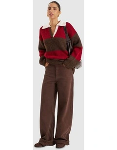 Ruby Jumper in Burgundy