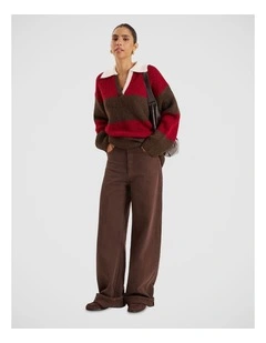 Ruby Jumper in Burgundy