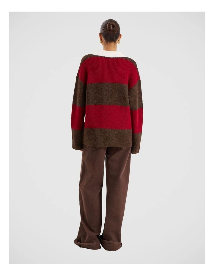 Ruby Jumper in Burgundy image 2
