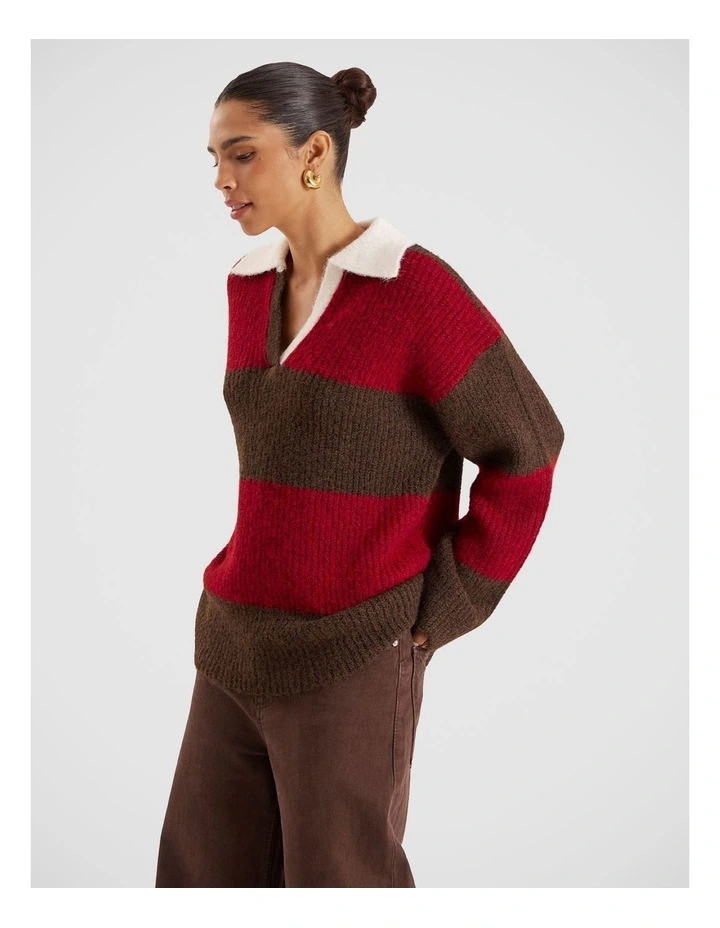 Ruby Jumper in Burgundy image 3