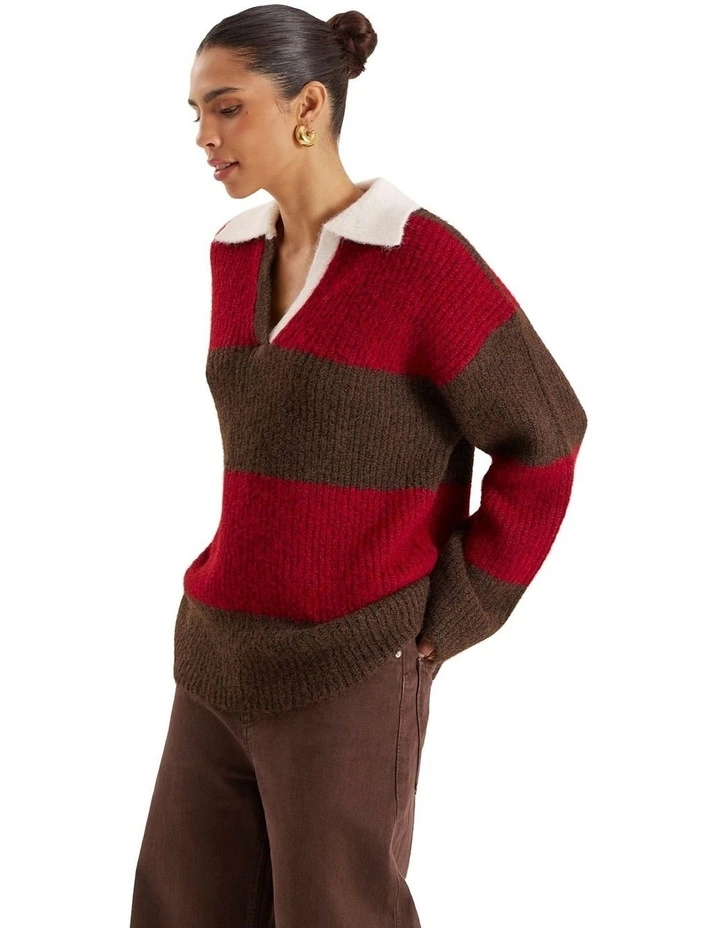 Ruby Jumper in Burgundy image 3