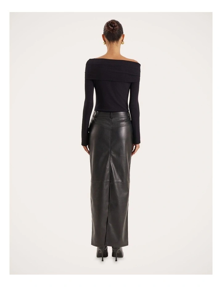 Virgo Top in Black image 2