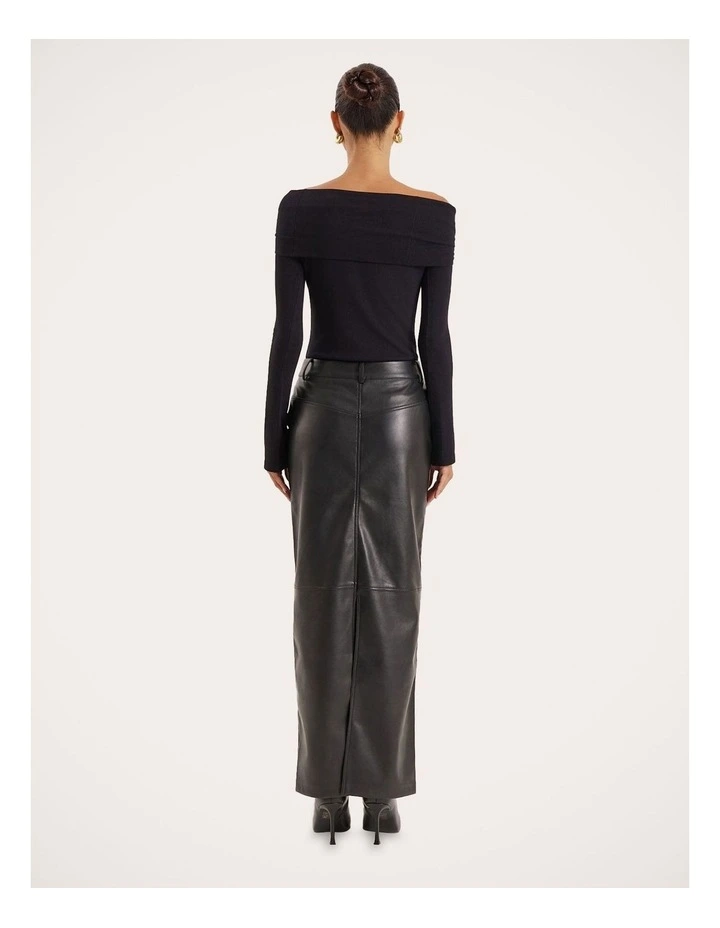 Virgo Top in Black image 2