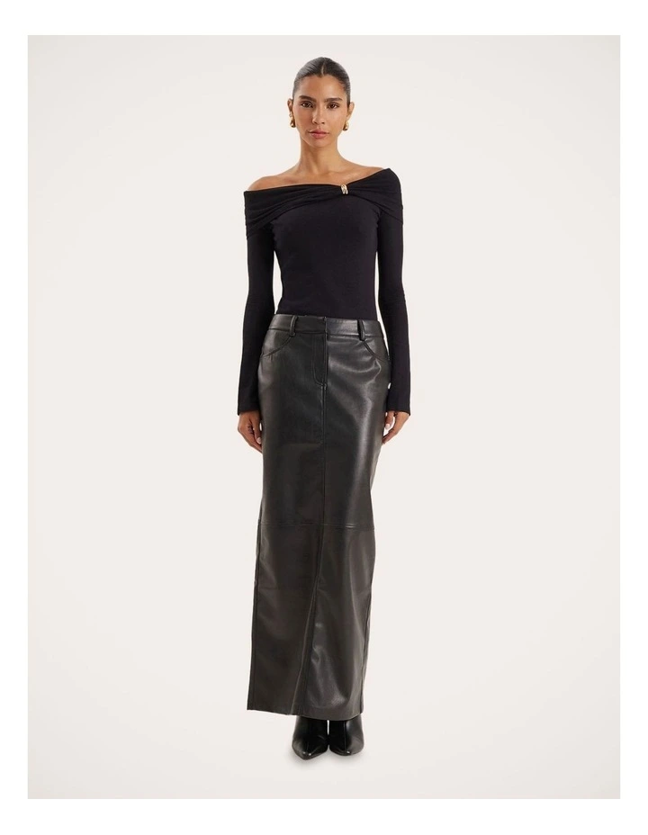 Virgo Top in Black image 4