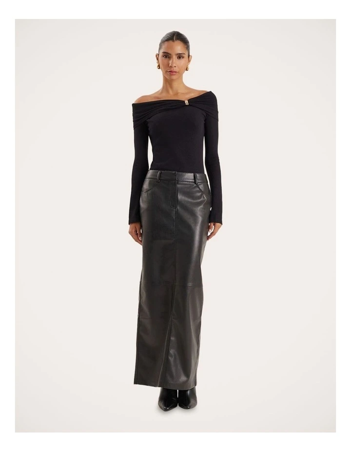 Virgo Top in Black image 4