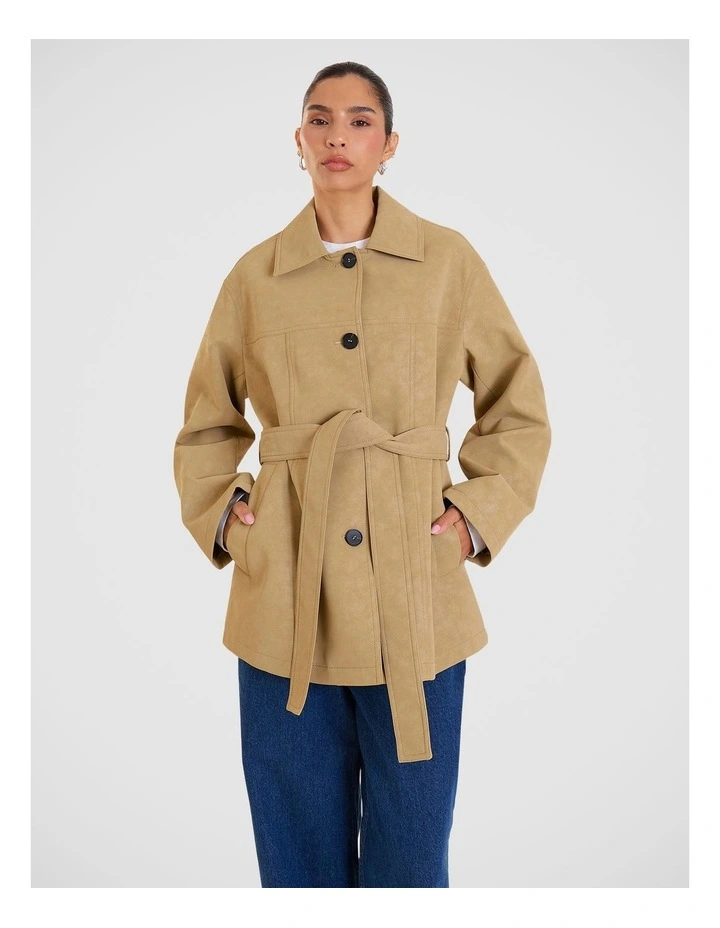Rowena Jacket in Beige image 1
