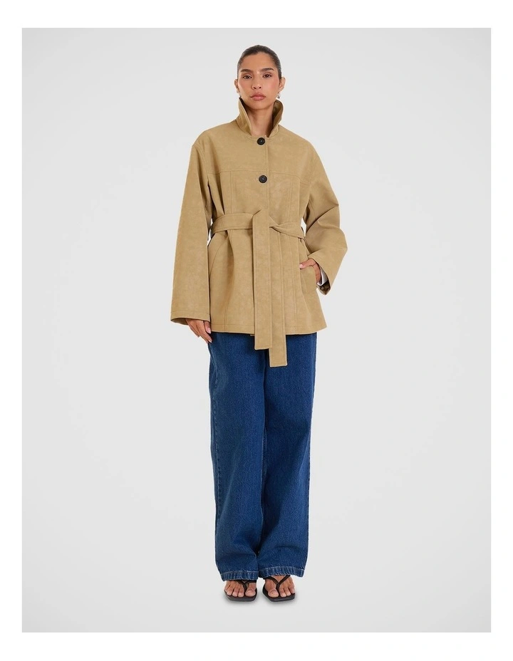 Rowena Jacket in Beige image 4