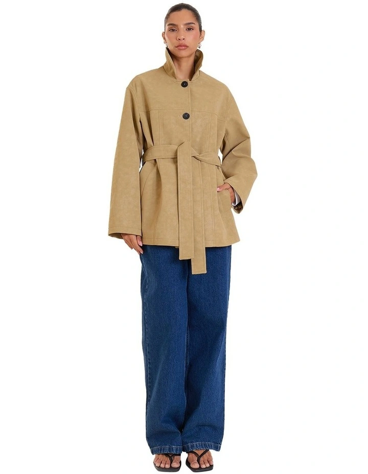 Rowena Jacket in Beige image 4