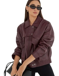 Kerry Jacket in Burgundy