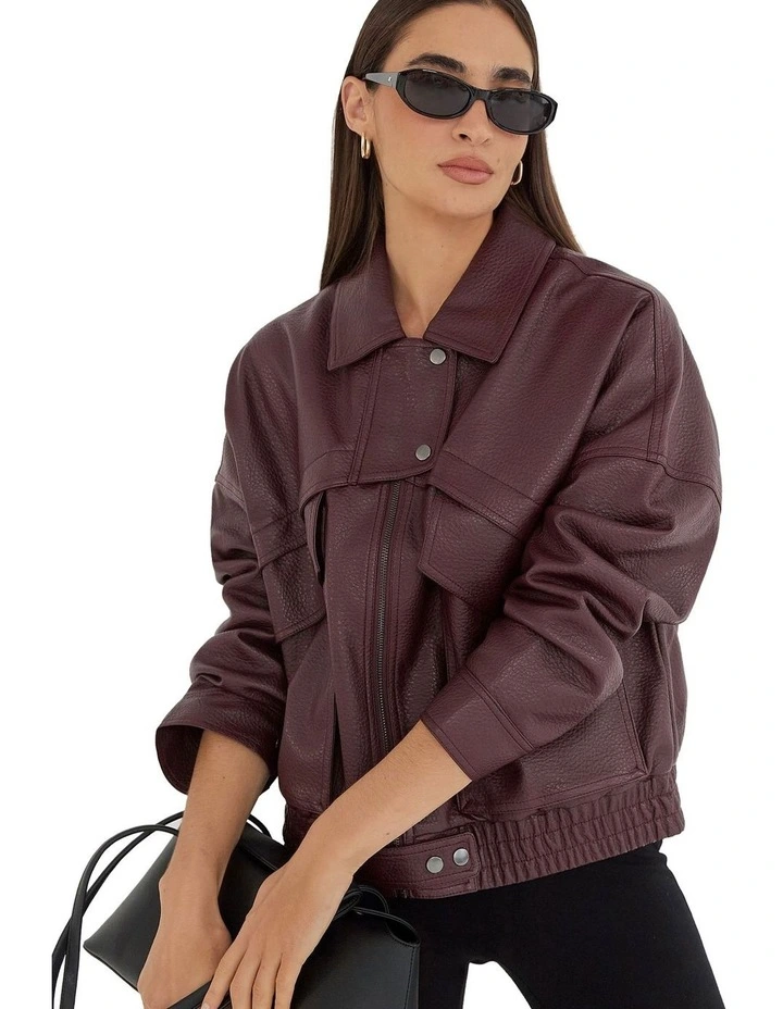 Kerry Jacket in Burgundy image 1