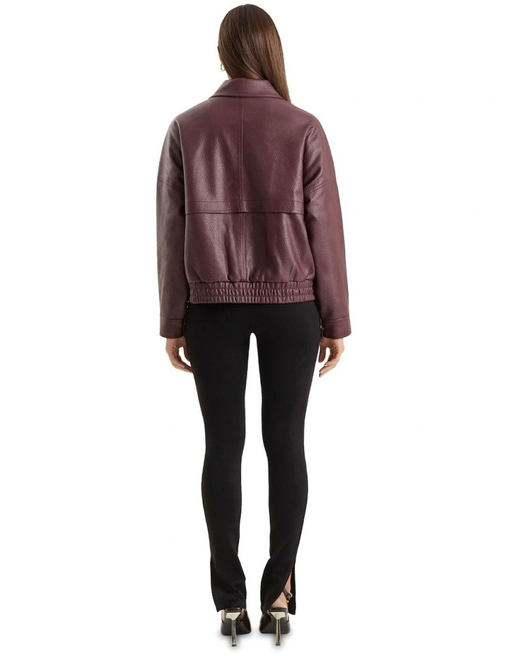 Kerry Jacket in Burgundy image 2