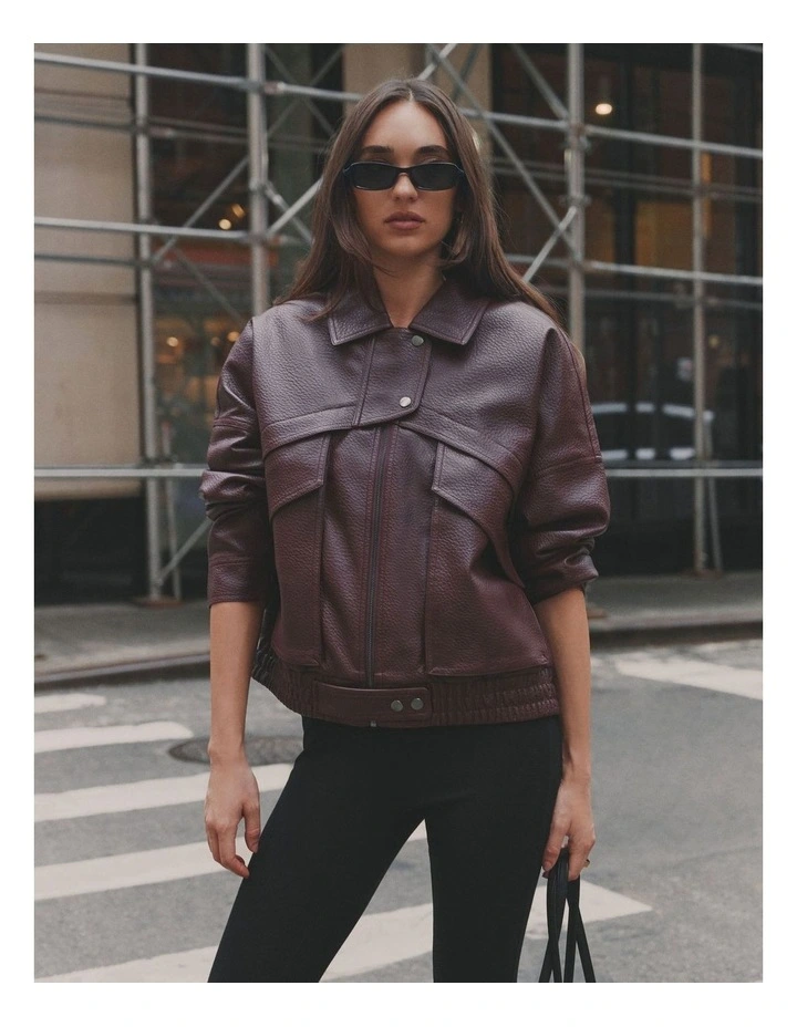 Kerry Jacket in Burgundy image 3