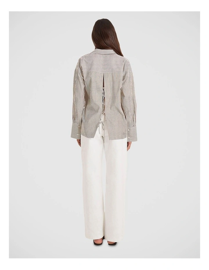 Frankie Shirt in Beige image 2