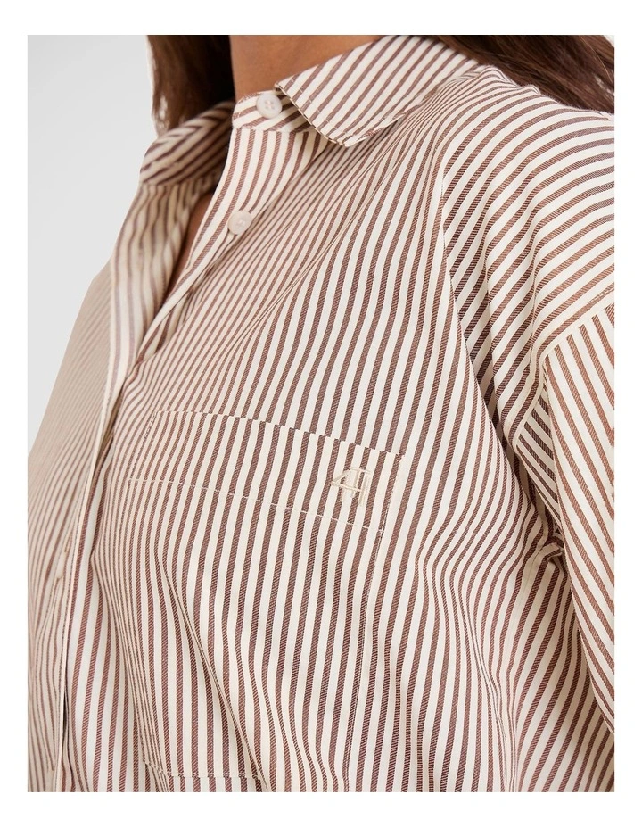 Frankie Shirt in Beige image 3