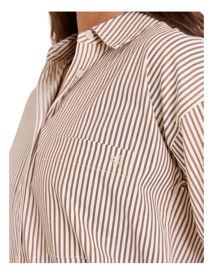 Frankie Shirt in Beige image 3