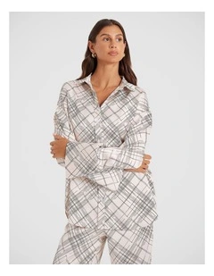 Amira Satin Shirt in White