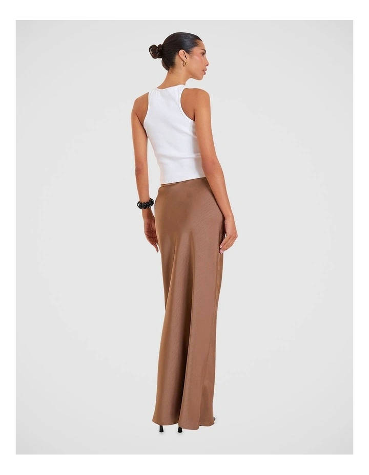 Novah Skirt in Taupe image 2