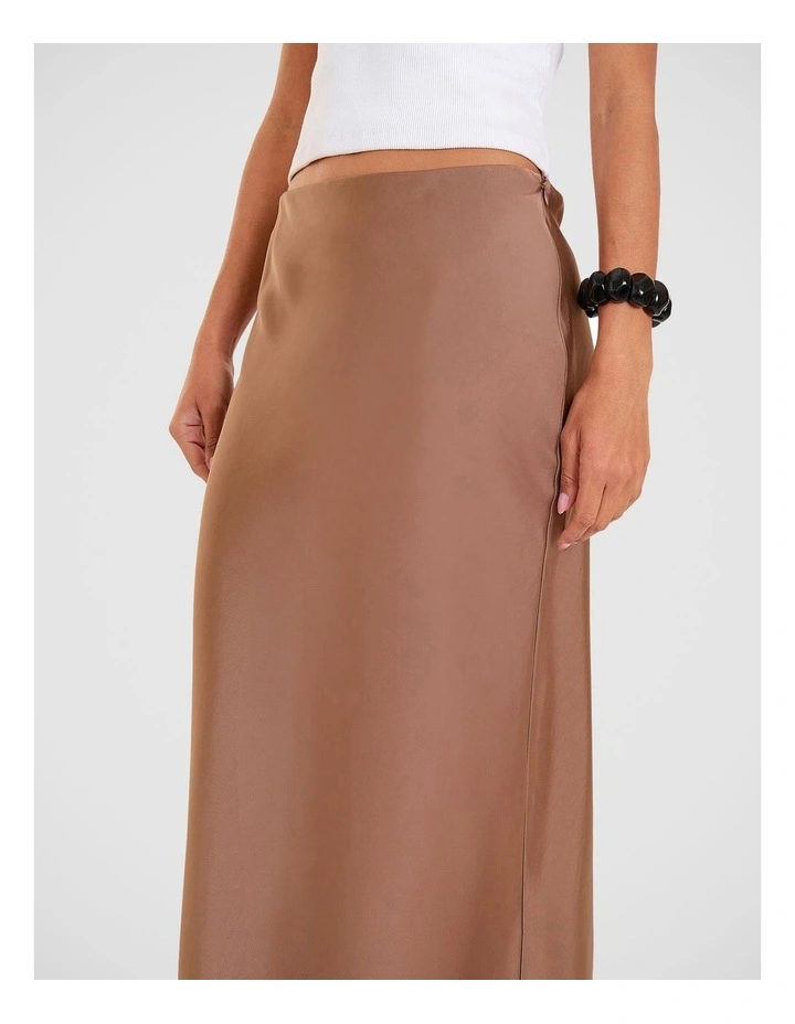 Novah Skirt in Taupe image 3