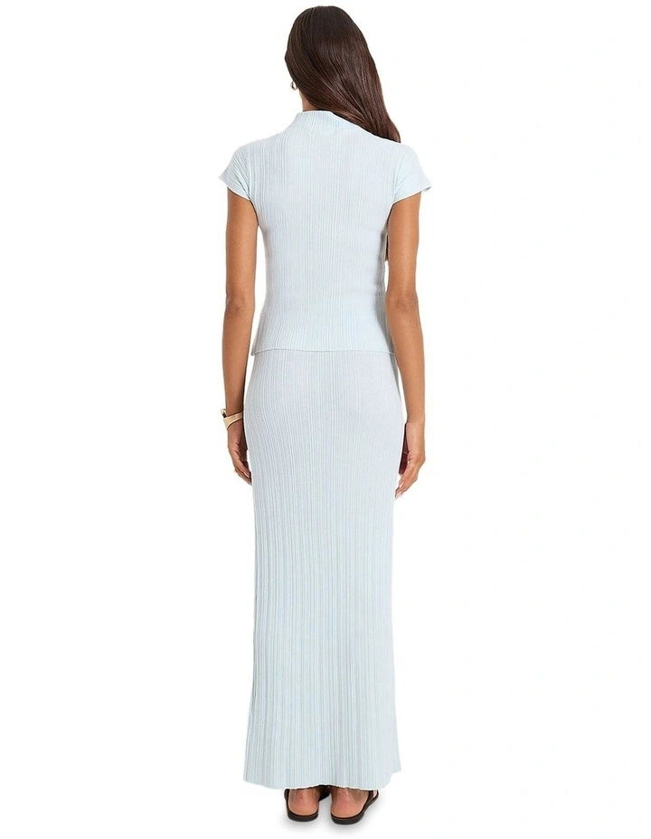 Stella Knit Skirt in Blue image 2