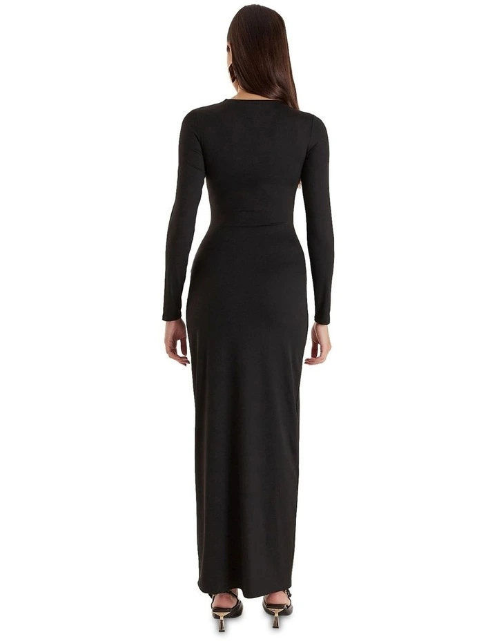 Mel Maxi Dress in Black image 2