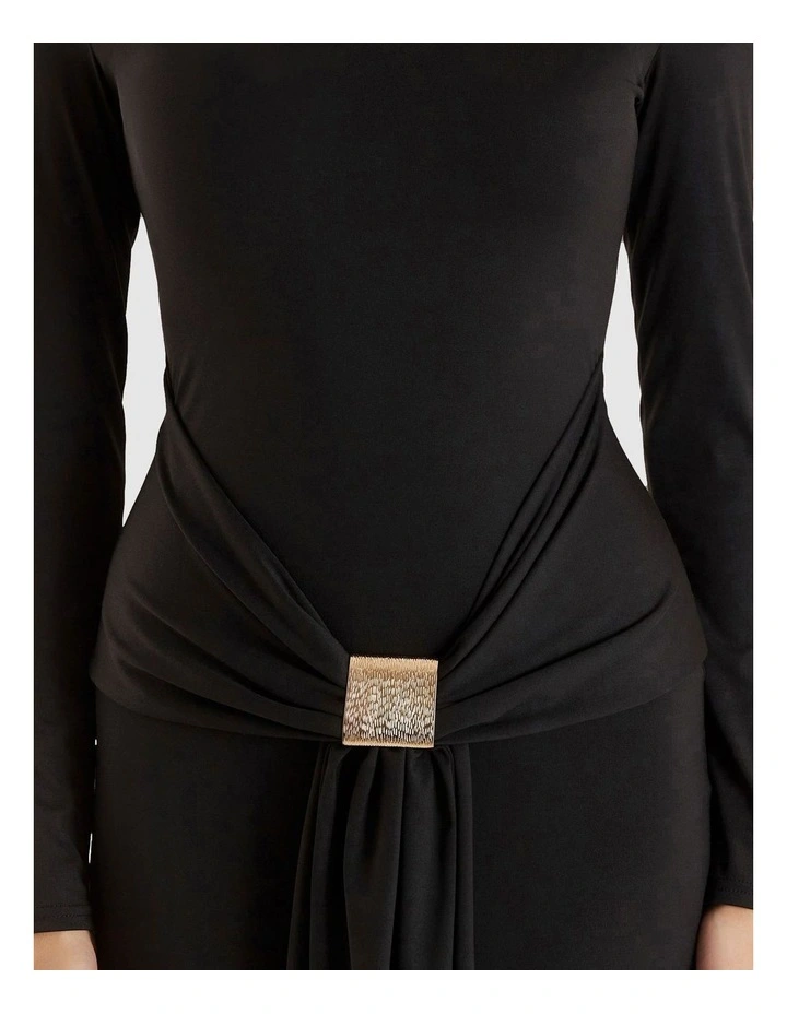 Mel Maxi Dress in Black image 3