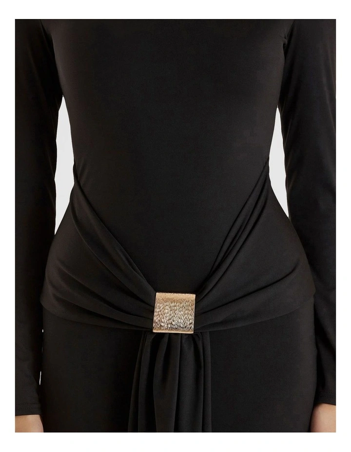 Mel Maxi Dress in Black image 3