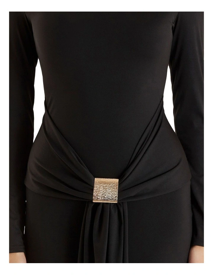 Mel Maxi Dress in Black image 3