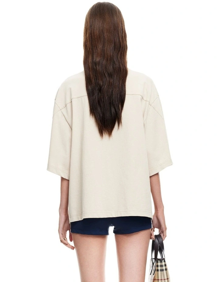Clubhouse Jersey in Beige image 2