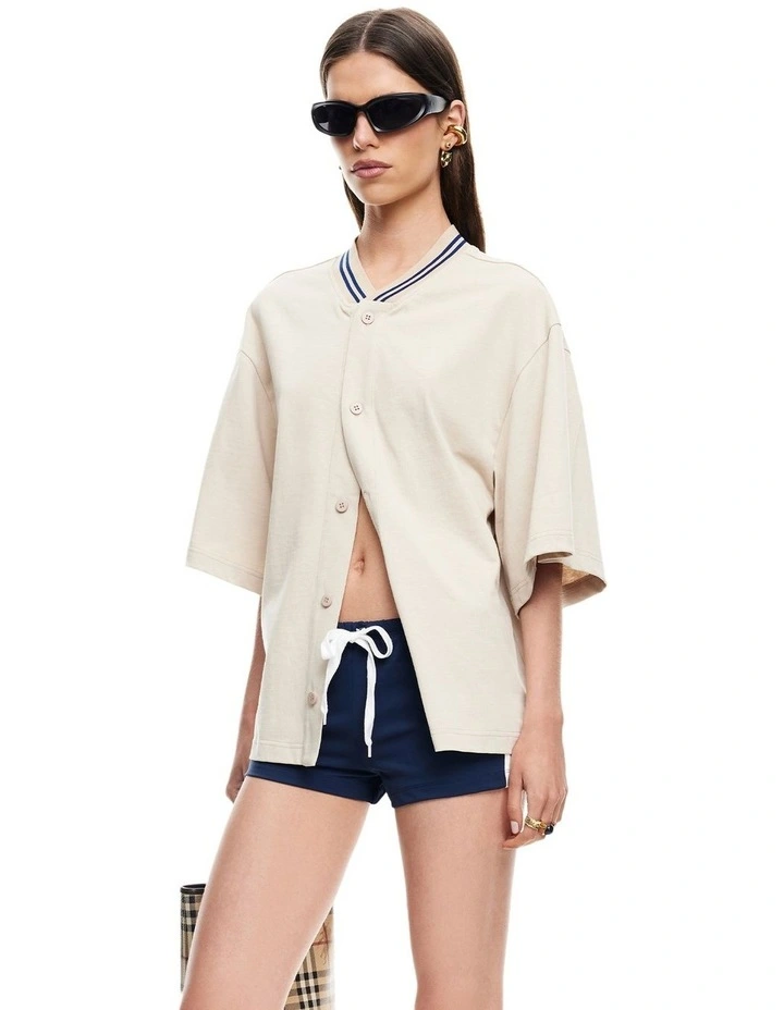 Clubhouse Jersey in Beige image 3