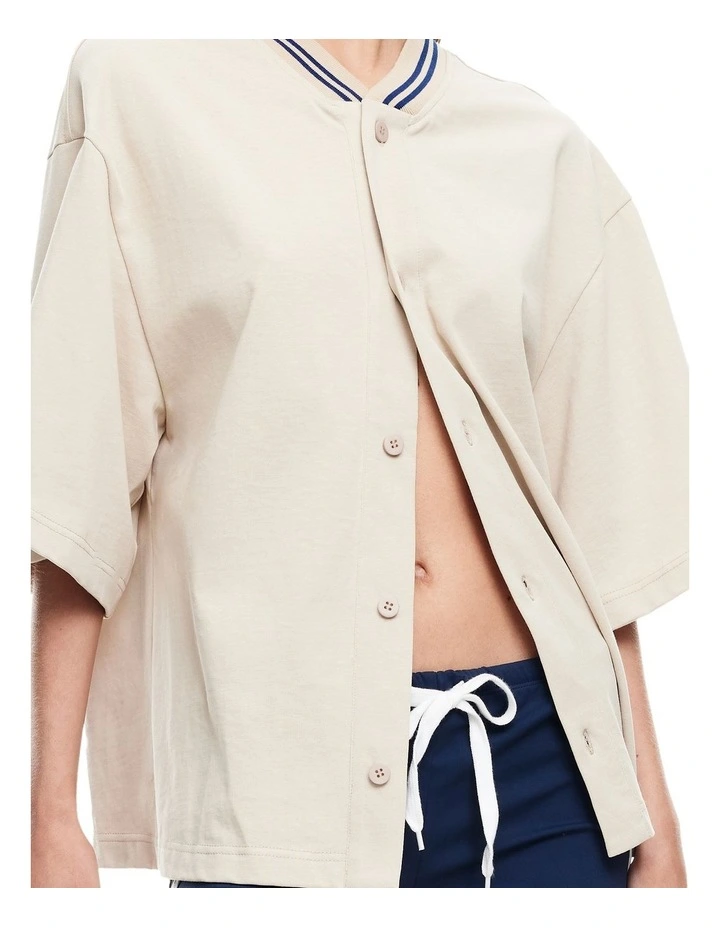 Clubhouse Jersey in Beige image 5