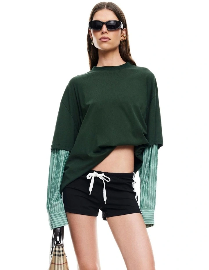 Bottega T-shirt in Green image 1