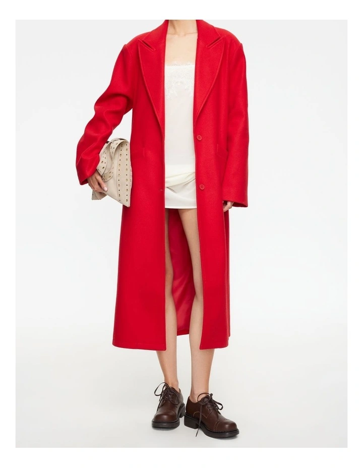 Olsen Coat in Red image 5